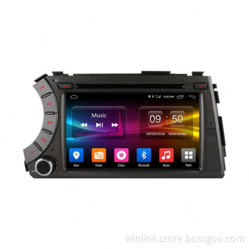 Ownice Android 6.0 Cortex A53 4core automotive player for Ssangyong Actyon Kyron bulit in 4G LTE support BT